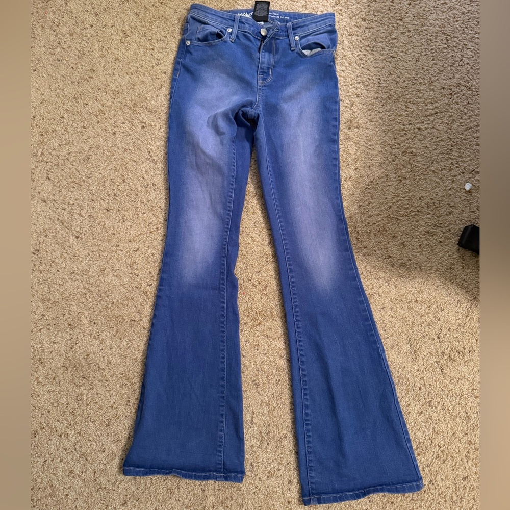 Women's Blue Flared Jeans